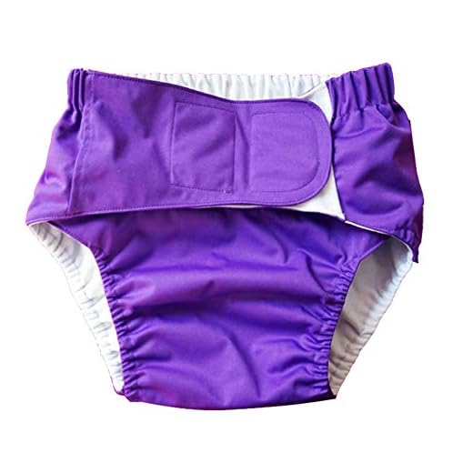 Ogquaton Pañal para Adultos Reutilizable Lavable Adhesivo mágico Adhesivo Pañal de Papel Absorbente 1 PC S Tamaño