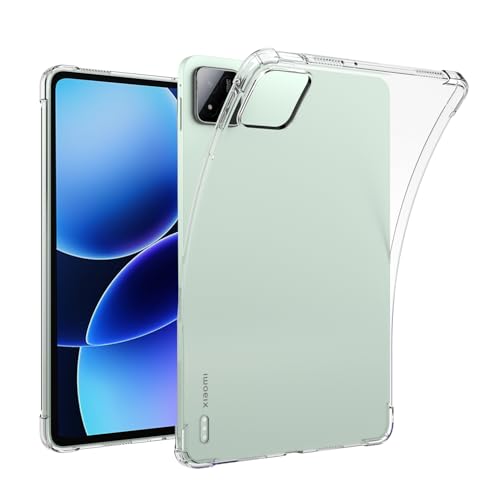 For Xiaomi Pad 8 �P�[�X �V���I�~ Xiaomi Pad 8 /8 Pro 11.2�^ �ی�J�o�[ �yKibnco�z �N���A �\�t�g �V���R�� TPU �Ή� (�N���A)