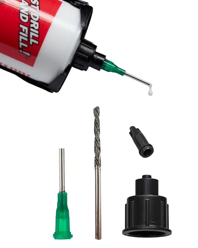 Fix-A-Floor Precision Injector Kit – Laminate Floor Repair Kit with Steel Syringe – Floor Tile Adhesive Applicator – Reusable Wood Repair Kit for Narrow Grout Lines