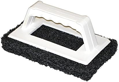 Manufacturing 542010 9-B Heavy Duty Scrubba All Purpose Cleaning Pad/Handle (12 per Pack), Black