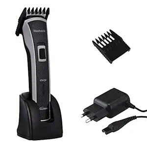 Kubra KB-6166 Fully Washable with Charging Dock Beard Trimmer for Men, 1 Year Warranty (Black) at Rs. 399