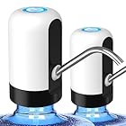 2 Pack 5 Gallon Water Dispenser Pump Rechargeable, Water Dispenser for 5 Gallon Bottle Bottom Loading, Portable USB Charging Automatic Drinking Mini Water Jug Dispenser