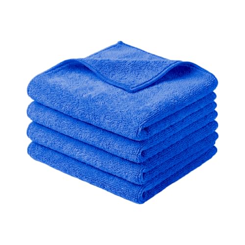 APP MF Cloth - Microfibre Haute Absorption | Taille 40×40 cm | Épaisseur du Microfibre 380 g/m2 | Accessoire Voiture idéale pour Retirer Cire et Polish...