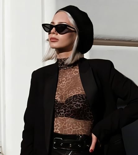 40 Pack Retro Cat Eye Sunglasses for Women 90s Vintage Goggles Party Glasses Bulk Black White Shades Eyewear2