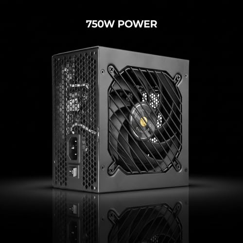 MPB750PSI, Alimentatore PC Full Modular 750W, 10 Anni di Garanzia, 80Plus Gold 90%, Ventola SI Extreme Silence, Tecnologie AI2-RPM, DC-DC e SMD, ATX 3.1 e PCIe 5.1 Nero - Alimentatore - Immagine 1