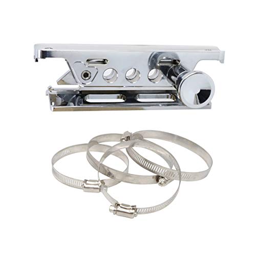 (1 Year Warranty) Chrome Quick Release Adjustable Fire Extinguisher Mount for Jeep Wrangler UTV Polaris RZR Ranger Camper Van with Pillar