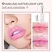 GECOMO Hydrating Lip Glow Oil, Lip Oil Gloss Transparent Toot Tinted Nourishing Long Lasting Repairing Lightening Lip Lines (SAKURA) 0.2 OZ