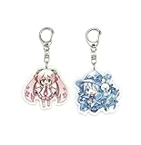 EBTY DREAMS Inc. - Set of 2 Hatsune Miku Vocaloid Acrylic Keychain v2