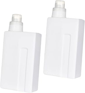 HEALLILY 2pcs Laundry Detergent Bottle Travel Laundry Soap Shampoo Travel Container Detergent Container Liquid Travel Containers Plastic Storage Containers for Clothes Pump Bottle Dispenser