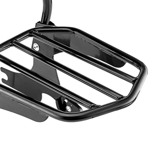 Mofun Standard Height Sissy Bar Passenger Backrest With Luggage Rack Compatible With 2004-2023 Harley Sportster Xl 883 1200 Black #TOP6