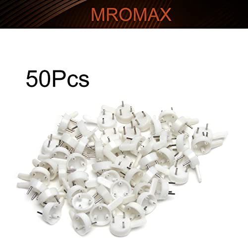 Image of Nails For Hanging Pictures,Picture Hooks Hardwall Hangers for Hardware Concrete Wall Hooks Invisible Nail Hangers Non-Trace Wall Picture Hanger No Damage Stucco 0.98 inch x 0.59 inch (L*W)(50pcs,0.98 inch x 0.59 inch