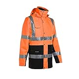 PARKA DE TRAVAIL HAUTE VISIBILITÉ WELLINGTON ORANGE FLUO - NORTH WAYS