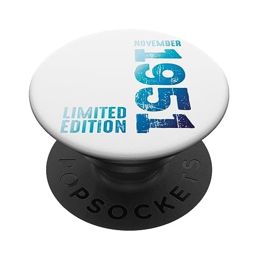 Noviembre 1951 Año 1951 Retro 1951 Vintage 1951 Edición PopSockets PopGrip Intercambiable
