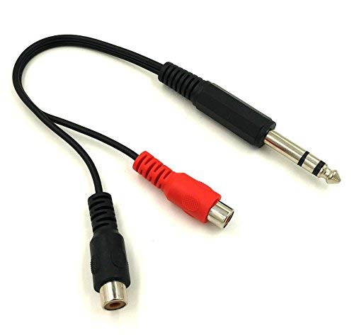 Maxhood 6.35 1/10,2 cm mm TRS stereo jack maschio