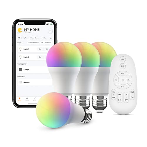 BroadLink Smart Bulbs with Remote Color Changing Alexa Compatible