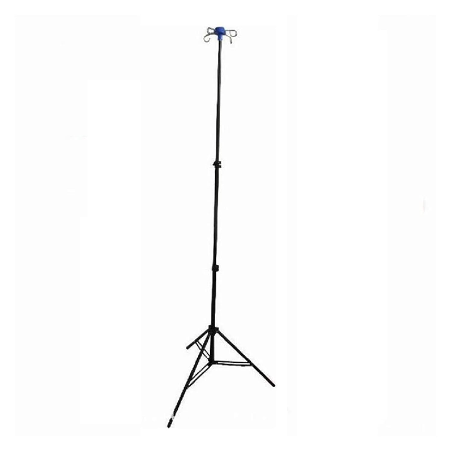 IV Stand for Infusion, Adjustable Height IV Pole with 4 Hooks, Sturdy Portable IV Stand for Hospital Clinic Home Care, Easy to Assemble