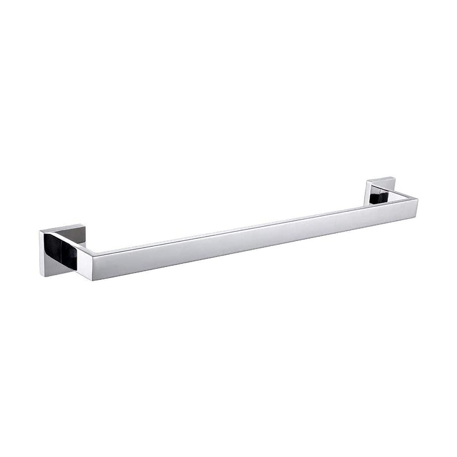 Porte-serviettes en acier inoxydable brossé et stable pour salle de bain chic