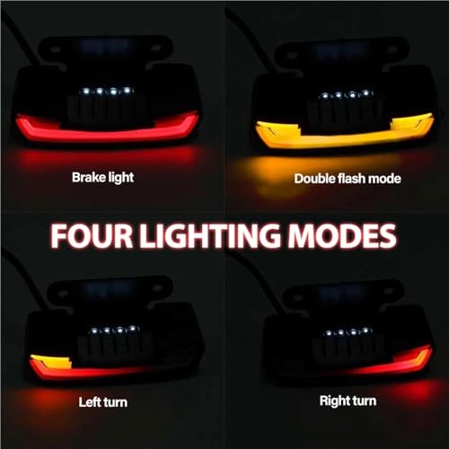 Luces traseras de scooter para una conducción urbana segura y visible 4