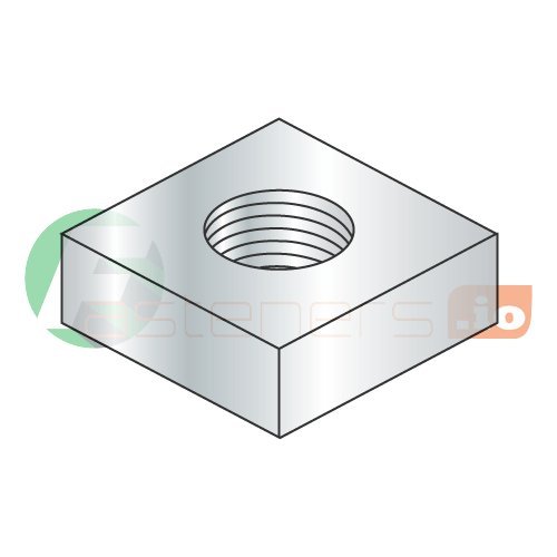 1032 Square Machine Nuts, Steel, Zinc Plated (Quantity 100) Amazon