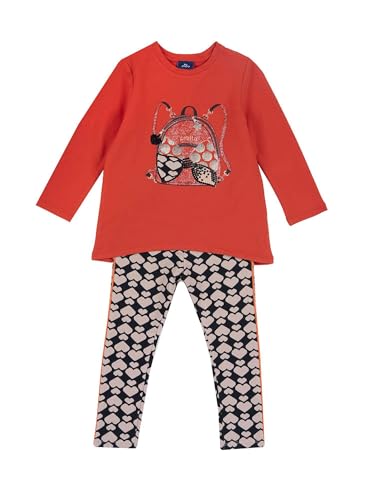 Ensemble Chicco bébé imprimé orange idéal pour les journées de jeux au parc