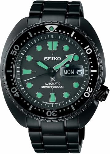 [ZCR[] SEIKO rv PROSPEX vXybNX JjJ  The Black Series Night Vision ^[g _Co[Y Diver's 200 Tt@CAKX SRPK43 { Made in Ja