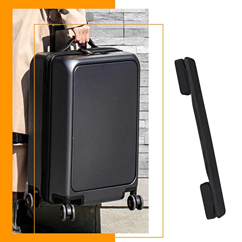 Image of Black Plastic Handle Flexible Spare Strap Handle Grip Replacement for Suitcase Luggage Case (B115)