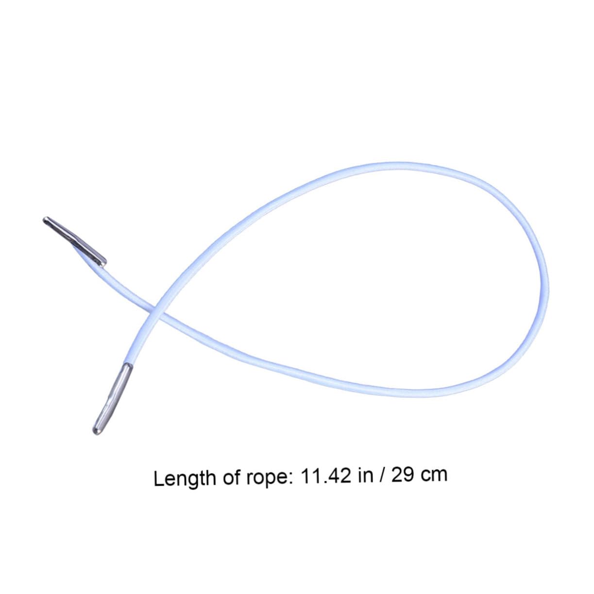 OSALADI 1set Elastic Barbed Cords Stretch Round String with Metal Barbs for DIY Crafts Mask Making Book Binding and School Projects White Elastic Fasteners 100pcs