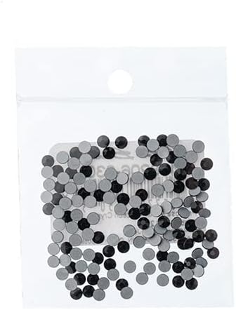 144 Pieces SS12 Preciosa Maxima Czech Crystal Flat Back 438 11 615, Rhinestones for Craft, Jet