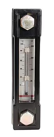 5" Hydraulic Tank Level Gauge with Temperature Display Dual Function Fluid Level Indicator and Thermometer 15 PSI Max 200*F Max