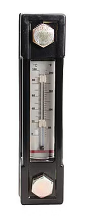 5" Hydraulic Tank Level Gauge with Temperature Display Dual Function Fluid Level Indicator and Thermometer 15 PSI Max 200*F Max