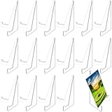 【Dimensions compactes】 : Avec une taille de 6 x 8,6 cm et une largeur de rainure de 1,7 cm, le support en acrylique est idéal pour différentes cartes et objets, parfait comme support et étagère en acrylique