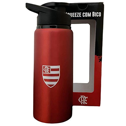 Squeeze Flamengo Bico 600 ml Vermelha UN