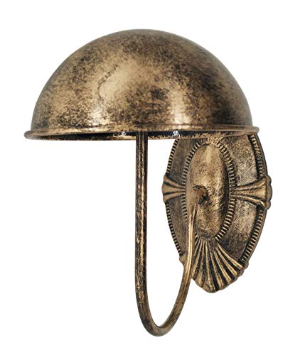 Owlgift Decorative Metal Vintage Style Wall Mounted Entryway Hat/Cap/Wig Hanger Display Rack, Bronze #TOP2