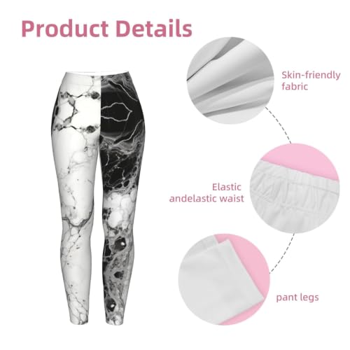 Leggings de compresión con diseño moldeador y estampado mármol 6