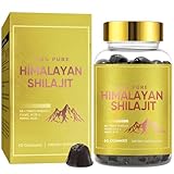 Shilajit, 60 Kapseln Shilajit Original Himalaya Gummis, 1000 MG Daily Dose, Rich in Minerals with Fulvic Acid and Humic Acid