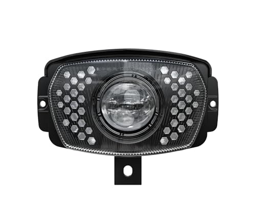 Phare LED de moto pour remplacer une optique d'origine cassée