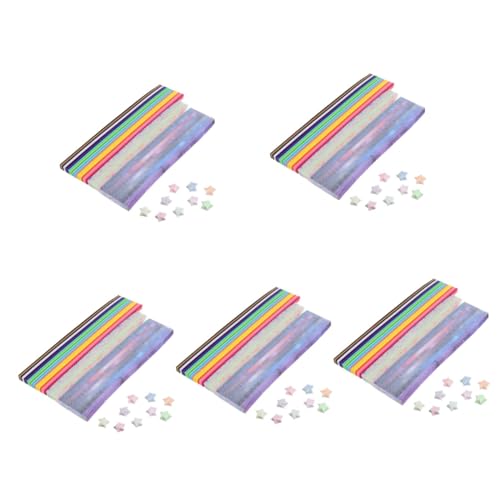 Papier origami bande étoile dégradé pour surmonter le stress par les loisirs créatifs