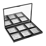Black 6 Slots Empty Makeup Pan with Pans Blush Eyeshadow
