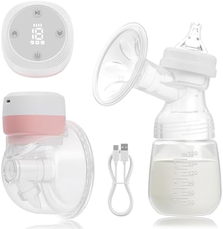 Bomba De Tirar Leite Elétrica, Coletor De Leite Materno Mãos Livr...