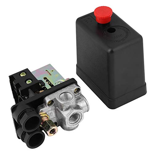 Air Compressor Pressure Control Switch for Air Compressor Pump Control Valve 4 Port Air Compressor Pressure Switch Control Valve Regulator for Fast Pressure Reduction 90-120PSI - Image 3