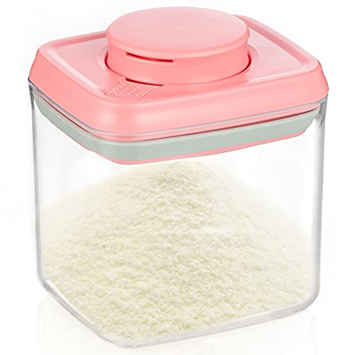COSYLAND Conteneur Scellé - Stockage Alimentaire Hermétique et Empilable - 0,32 L pour Aliments, Herbes, Epices,Rose Cover