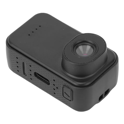 Cámara deportiva pequeña 1080P negra, gran angular y soporte magnético 2