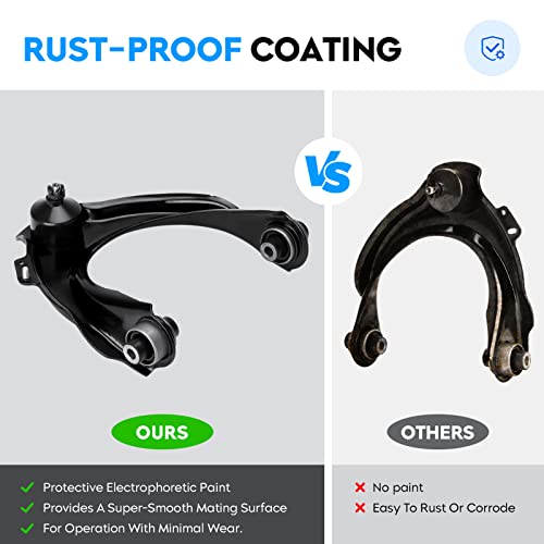 Image of 12PCS Front Upper Lower Control Arm (ONLY 2.4L) for Honda Accord 2003-2007, Acura TSX 2004-2008 w /Ball Joint Suspension Kit K640289 K640290 K80228 EV80210 ES80288 K90456 K90457 K620616 K620617