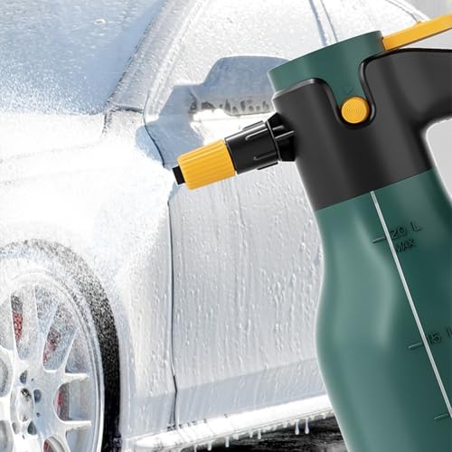Pulverizador de coche inalámbrico con espuma de nieve y boquilla ajustable para lavado a presión 4