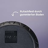 EHASO Hundenapf mit Pfötchen - Futter- und Trinknapf für kleine und große Hunde, unifarben