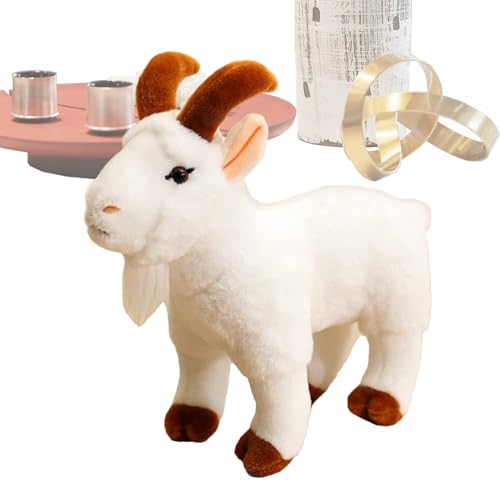 Générique Peluche De La Chèvre - Figurine Jouet Douce, Réaliste Et Mignonne - Jouet Chèvre De Simulation,pour Garçons Filles Hommes Femmes Adultes et de...