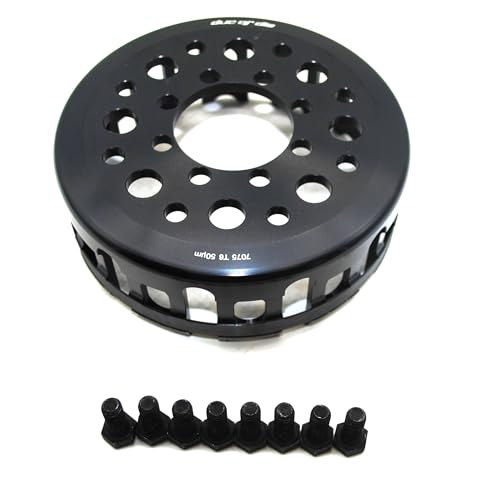 NEU Kupplung Kupplungskorb Alu 7075 Set 1098 M1100 1100 Hyper 1534A Newfren Kupplungsscheibe für Ducati, schwarz