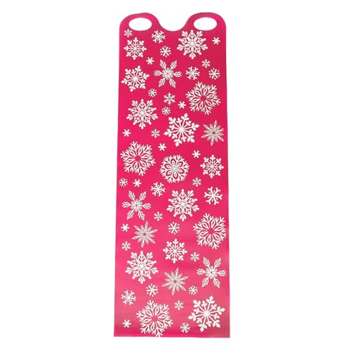Luge à neige portable enroulable 137 cm bleue pour adulte