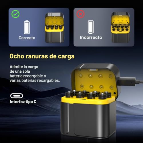 Pilas recargables de litio AA AAA para solucionar el gasto constante en baterias de casa 6