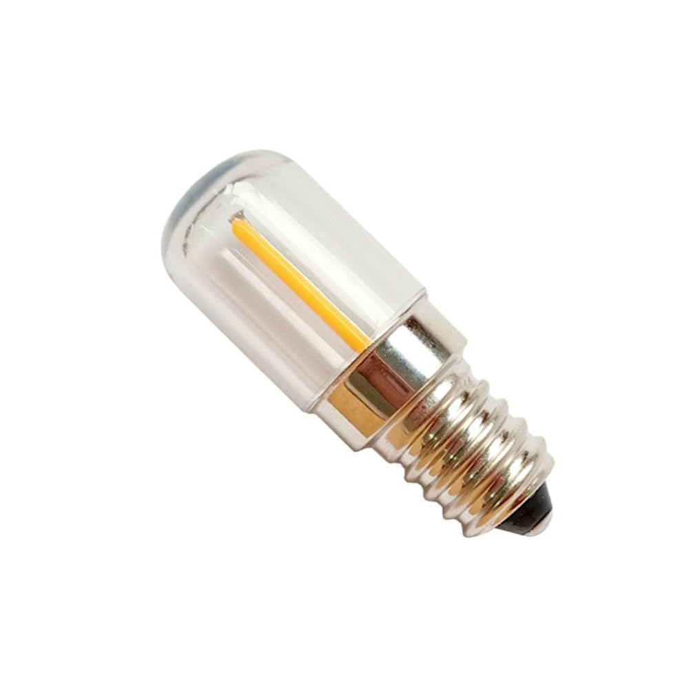 HHF Illuminazione, Confezione da 50, luci LED for Frigorifero DC12V/24V/48V/60V T18S E12/E14 0,5 W, Piccole luci for la casa(6500K Cool White,E14 60V)